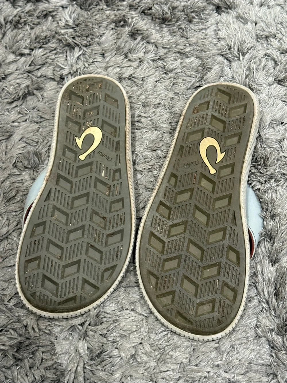Olukai Men's Size 9 Ulele Kai Beach Thong Sandal Flip Flop Island Salt/Clay